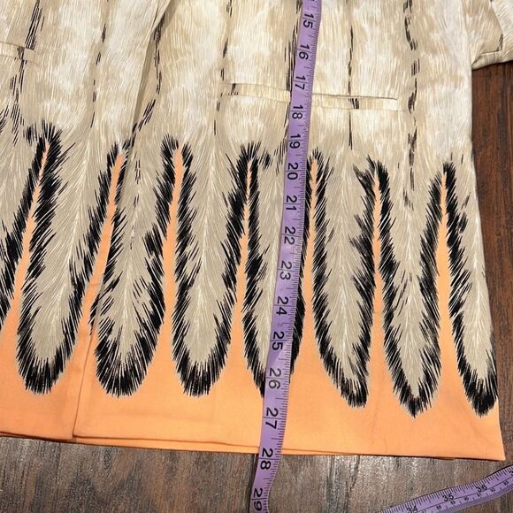 Shamask size 1 women’s size 6 open front cotton blazer with silk lining all over - Picture 8 of 11